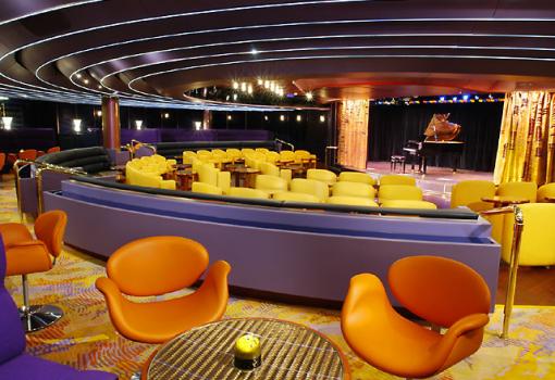 El Queens Lounge, la sala de fiestas del buque